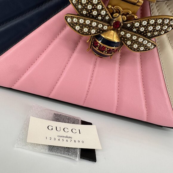 Gucci Queen Margaret Colorblock Leather Top-Handle/Backpack - Picture 13 of 14